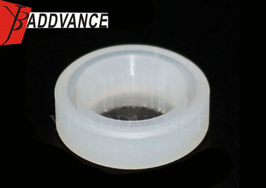 White Fuel Injector Round Nylon Spacers High Precision Size 13 X 8 X 4.75mm