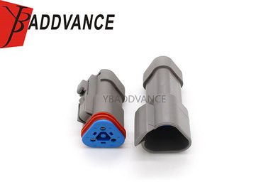 Deutsch 3 Pin Male Female Connector With Solid Rear Grommet DT04-3P-CE01 DT06-3S-P006