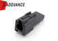 Black 2 Pin Male Plastic Connector For HB .050 Turn Signal 2HB-050