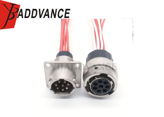 RT06128SNHEC03 RT00128PN03 Amphenol Male Female 8 Pin Metal New Energy Electric Vehicle Connector
