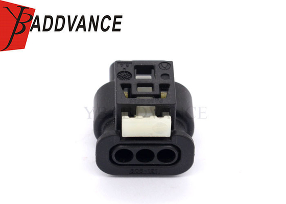 7 615 490-04 Hirschman PA66 GF25 Female 3 Pin Waterproof Connector For BMW