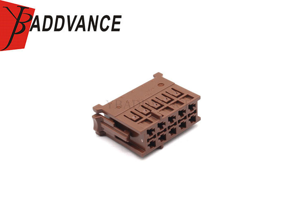 A0525456526 705-489 Automotive Brown 10 Pin Female Terminal Connector For Mercedes Benz