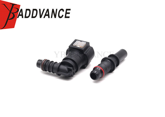 6mm Elbow Straight Fuel Line Hose Quick Release Connector Nylon 9.49-ID8