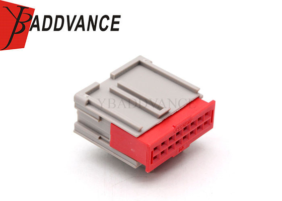 16 Pin Female Unsealed Electric Wire Connector With Terminals For Automotive