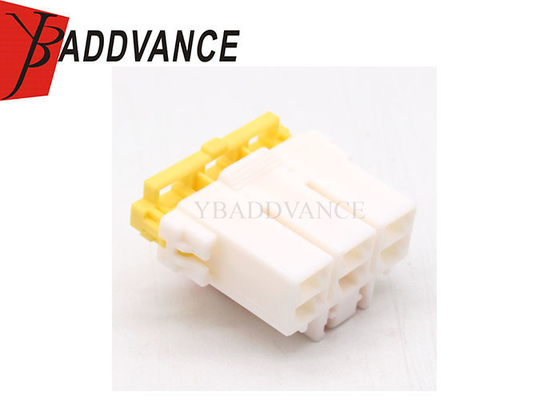 MG650887 Automotive KET 6.3 Series White 6 Pin Female Wire-to-Wire Connector