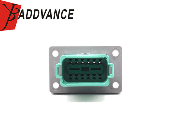 DT04-12PC-L012 Deutsch DT Series 12 Pin C Key Receptacle Flange Mount Connector In Green