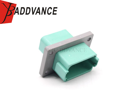 DT04-12PC-L012 Deutsch DT Series 12 Pin C Key Receptacle Flange Mount Connector In Green