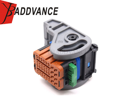 98644-2002 32 Pin Female CMC Receptacle Right Wire To Wire Output Automotive ECU Housing Connector