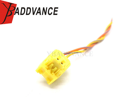 2 Pin Auto Electrical Yellow Clock Spring Airbag Connectors Wire Harness Plug