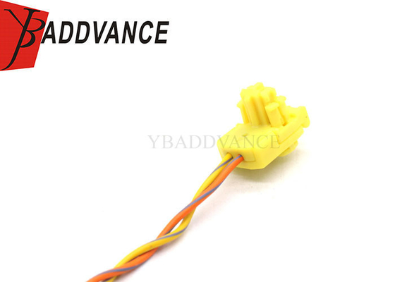 2 Pin Auto Electrical Yellow Clock Spring Airbag Connectors Wire Harness Plug