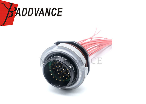 CT63CL-2028ZJE36 Metal Male Auto High Speed 26 Pin Wire Harness With Silicone Seal