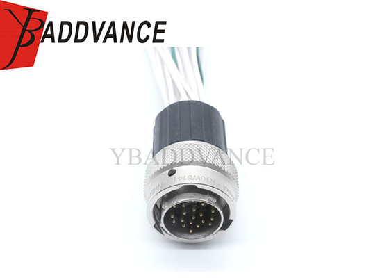 Automotion Amphenol RT0W61419PNHEC03 RT0W61419SNHEC03 19 Pin Round Industrial Connector Wire Harness