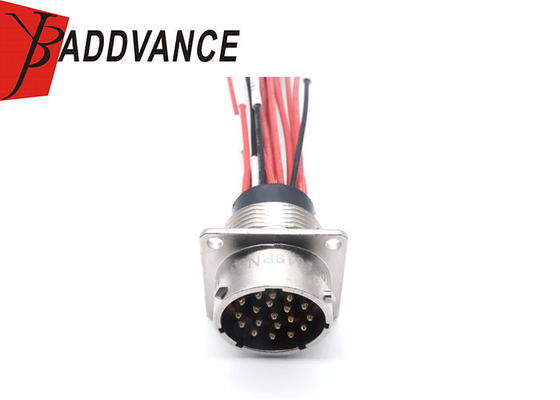 RT061619SNHEC03 1604 RT061619PNHEC03 1605 Amphenol Female Male19 Pin High Voltage 300V Industrial Waterproof IP67 Series Connector Harness