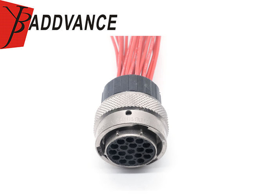 RT061619SNHEC03 1604 RT061619PNHEC03 1605 Amphenol Female Male19 Pin High Voltage 300V Industrial Waterproof IP67 Series Connector Harness