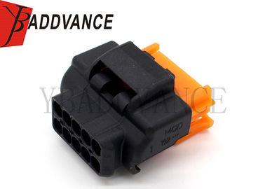 Sealed Automotive Pin Connectors Adapter Female 10 Hole Black Color