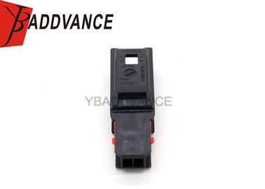Auto 2 Pin TE Connectivity AMP Connectors Unsealed Male Connector Housing 1452601-1