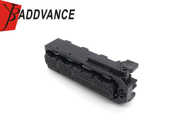 TE 140 Pin PBT Black Waterproof Automotive Connectors Electrical Housing