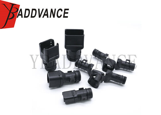 1011-227-0205 Deutsch DT-Serie Gerade schwarze Rückschallanschlussdeckel für 2 3 4 6 8 12 weibliche Steckdose