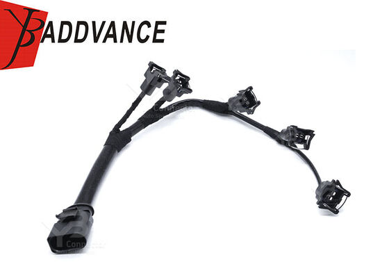 2.5TFSI (DAZA) MPI Überblendkabelbaum für Bosch EV14 Einspritzdüsen mit Jetronic/EV1 Stecker