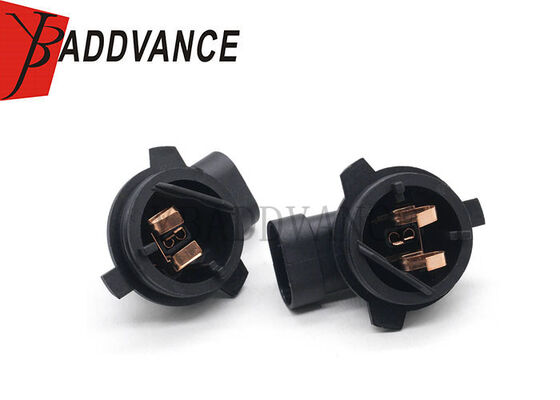 2 Pins Schwarz Kunststoff Licht Steckdose Lampenhalter Stecker 92164-M7050 für Kia Forte 2019-2021 Auto