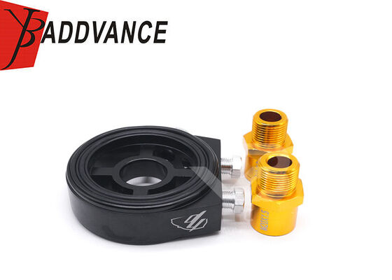 M20x1.5 3/4-16 UNF 10AN Ölfilter-Sandwichplatten-Adapter Universal für Mitsubishi EVO Ölkühler